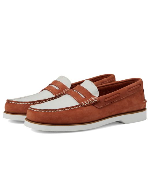 Sperry Top-Sider Brown Authentic Original Penny Shoes 9.5 M (D) Leather for men