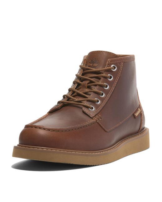 Timberland Brown Newmarket Mid Lace Up Chukka Boot for men