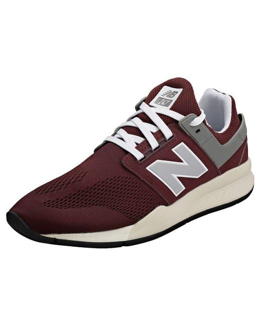 New Balance Synthetic 247v2 in nb Burgundy/Bone (Red) for Men - Save 65% -  Lyst