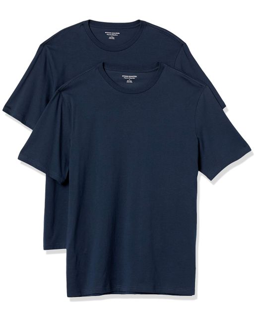 T-Shirt Ras-Du-Cou à ches Courtes Amazon Essentials pour homme en coloris Blue