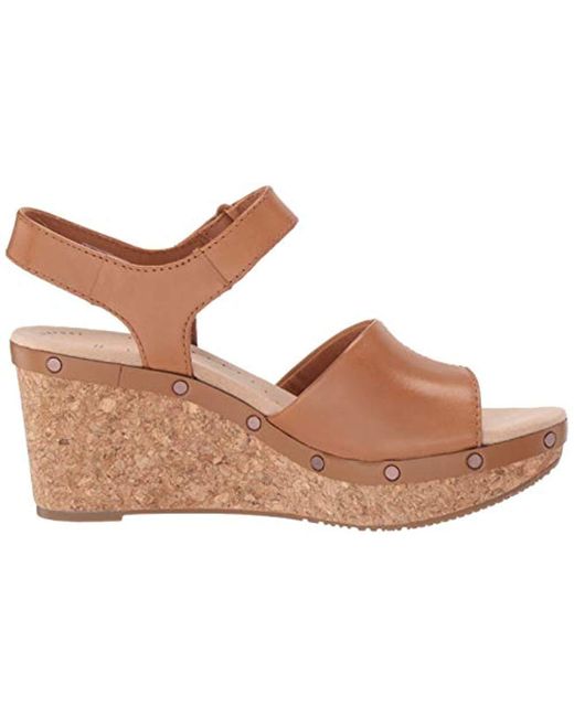 clarks annadel clover wedge sandal