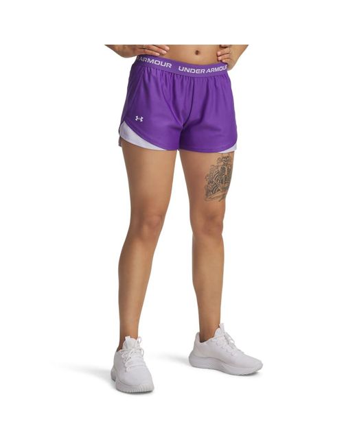 Under Armour Purple Tech Play Up Short