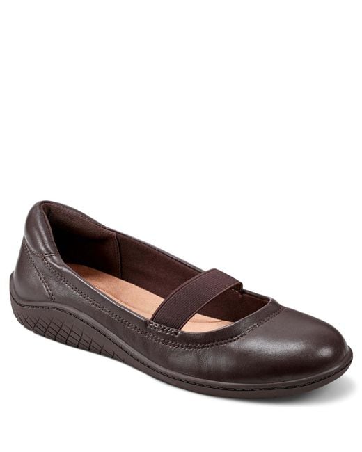 Easy Spirit Brown Golden Mary Jane Casual