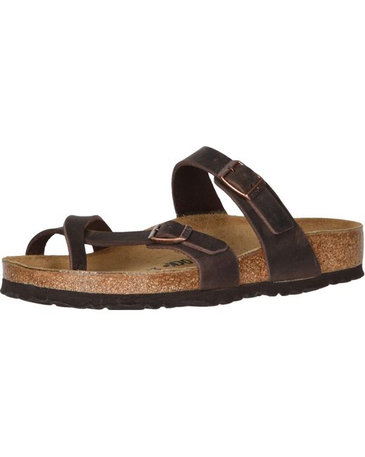 Birkenstock Mayari Habana Oiled Leather 41 in Brown - Lyst