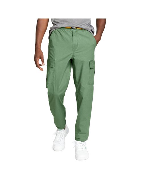 Eddie Bauer Green Top Out Ripstop Belted Cargo Pant for men