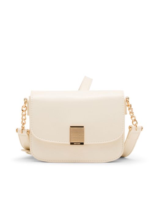 Anne Klein Natural S Patent Flap Crossbody