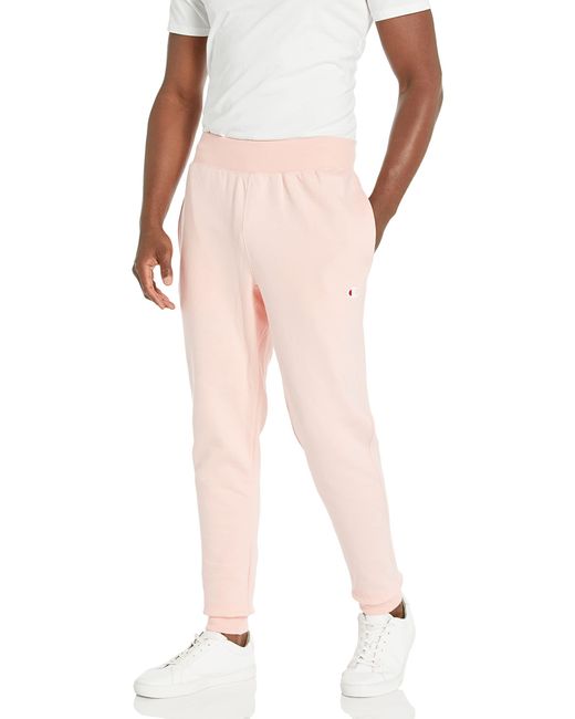 Champion Pink Reverse Weave Sweatpants for men