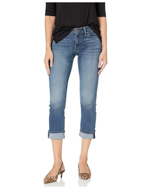 Lucky Brand Blue Mid Rise Sweet Straight Ankle Jean