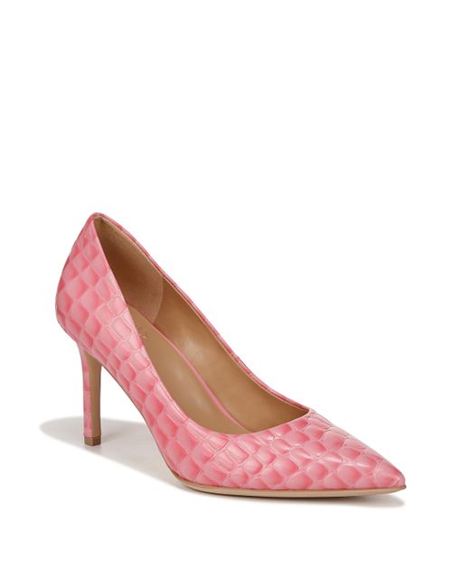 Naturalizer S Anna Pump Flamingo Pink Croco Leather 7 W
