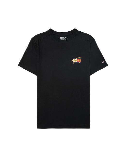 Tommy Hilfiger Black Adaptive Tommy T-shirt With Magnetic Closure