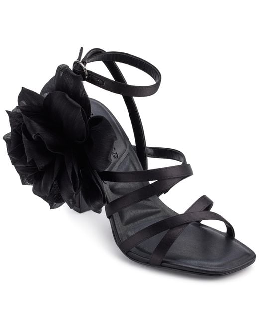Karl Lagerfeld Black Paris Caela Evening Sandal Pump