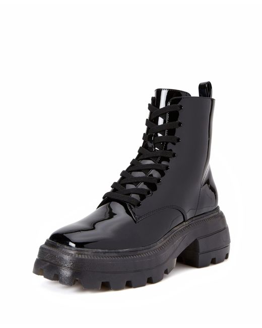 Katy Perry The Geli Combat Boot in Black | Lyst