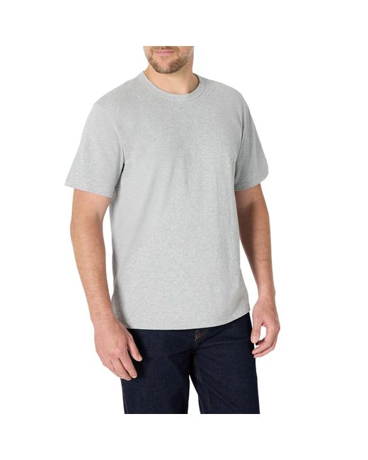 T-shirt En Coton Épais Coupe Décontractée Amazon Essentials pour homme en coloris Blue