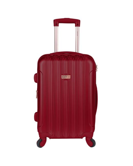 Kensie Alma Hardside Spinner Luggage in Red Lyst