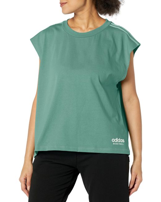 Adidas Originals Green Select Sleeveless Top