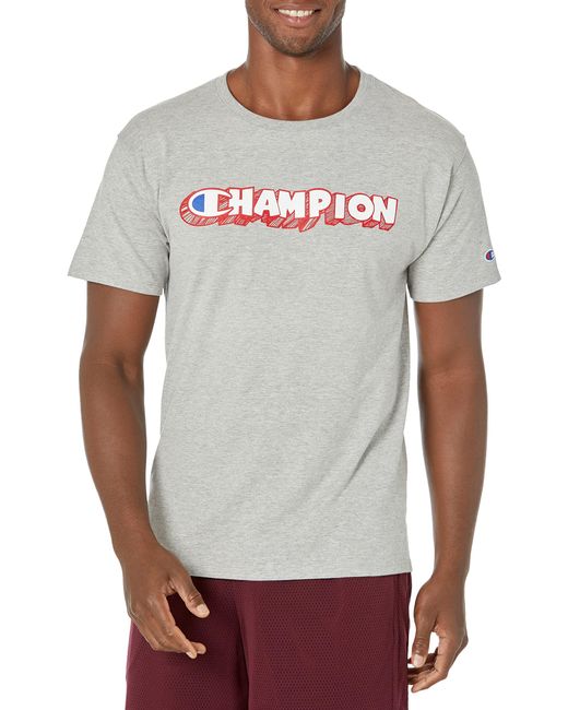 Champion White Mens Classic T-shirt for men