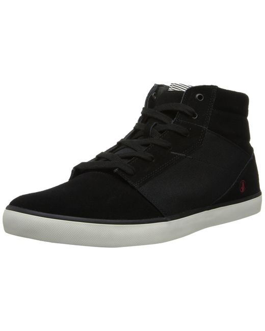 Volcom Grimm Mid Skate Shoe,black,7 M Us for men