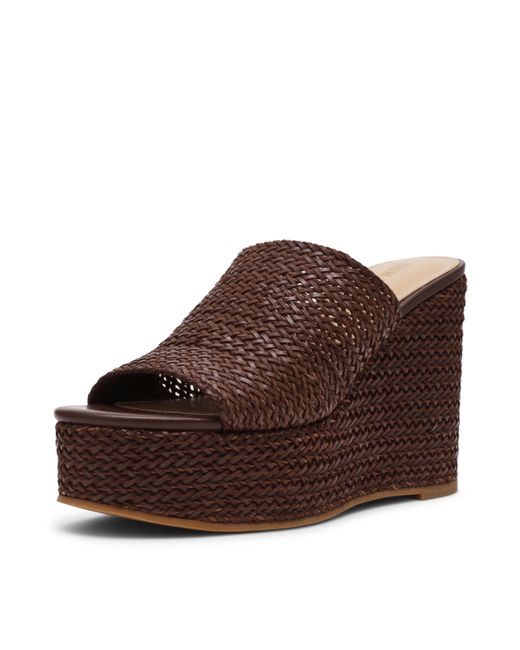 Steve Madden Brown Cassi Wedge Sandal