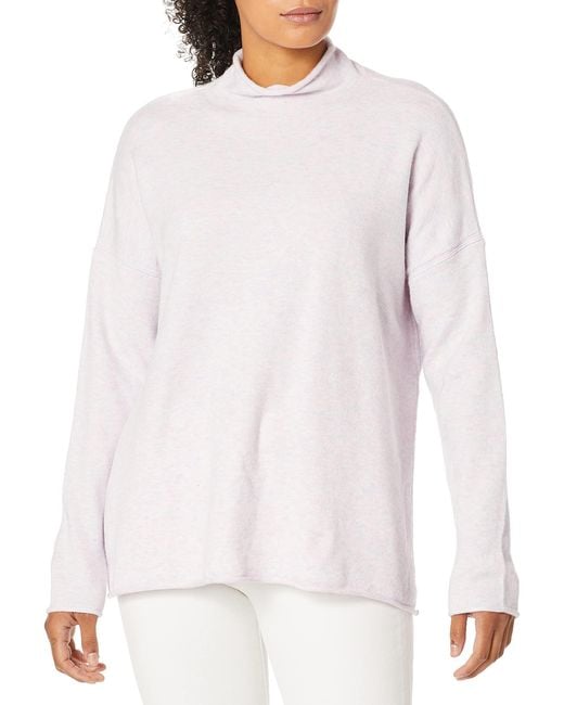 French Connection Babysoft Long Sleeve Soft Solid Pullover Sweater in White  - Save 38% - Lyst