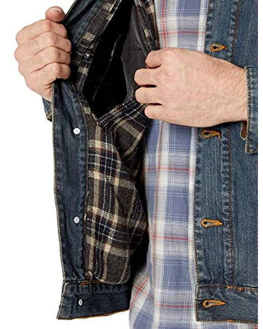 Lyst Wrangler Western Concealed Carry Blanket Lined Denim Jacket in
