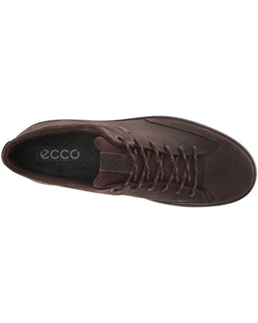 Ecco Leather Soft 7 Tred Low Gore-tex Sneaker in Coffee Suede/Coffee Nubuck  (Brown) for Men | Lyst