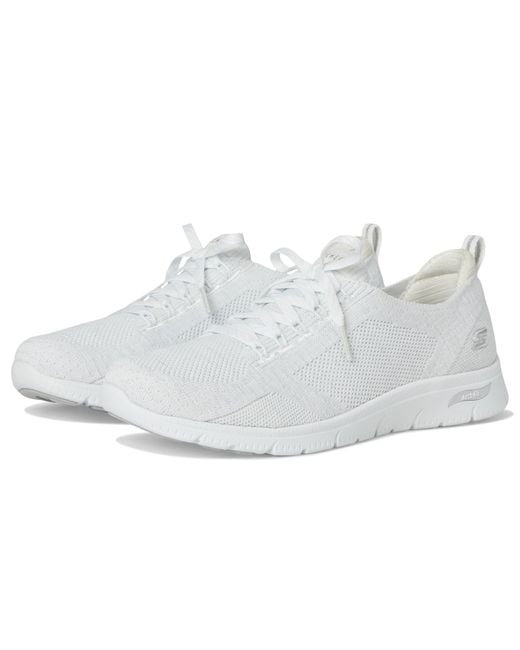 Skechers White Arch Fit Refine 2.0-Opal Sneaker