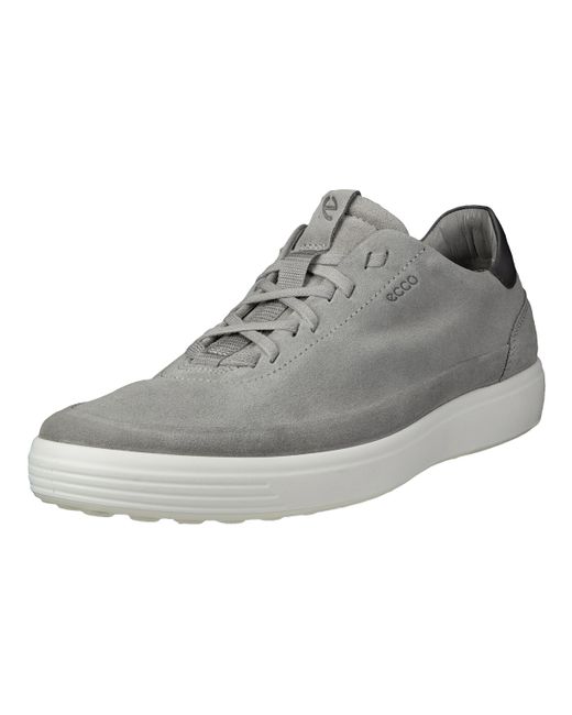 Ecco Gray Soft 7 Lace Up Sneaker for men