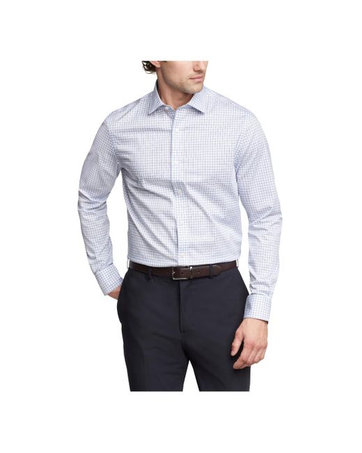 Tommy Hilfiger Blue Dress Shirt Slim Fit Essentials for men
