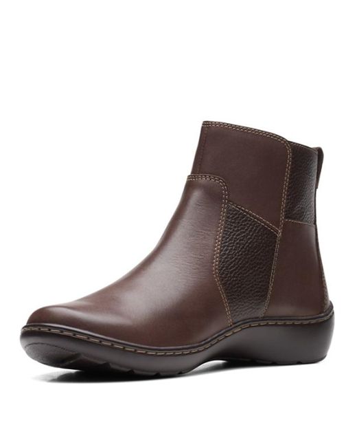 Clarks Brown Cora Grace Ankle Boot