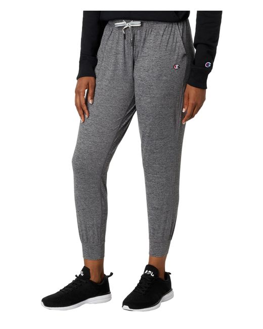 Champion Gray , , Moisture-wicking Sweatpants, Joggers For , 25", Ebony Heather C -patch Logo, Xx-large