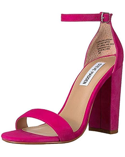 Steve Madden Carrson Dress Sandal in Pink | Lyst