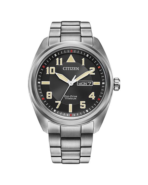 Citizen Weekender Garrison Sport Casual Ecodrive Watch in Metallic for