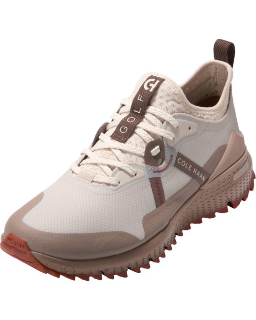 Cole Haan Brown Zerogrand Overtake Golf Water Resistant Sneaker for men