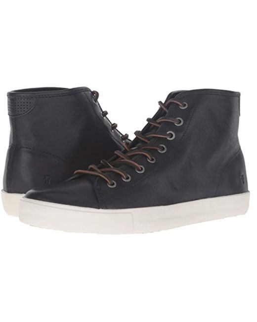 frye brett high black