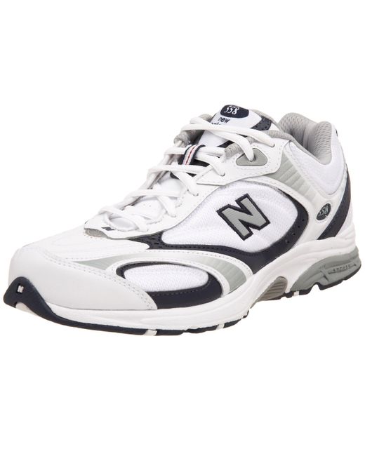 New Balance Rubber 558 V1 Walking Shoe in White Leather (White) for Men
