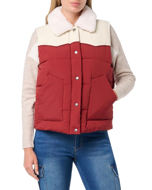 Levi's Red Western Puffer Vest