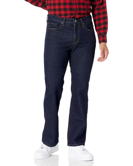 Amazon Essentials Blue Fit Bootcut Jean - Discontinued for men
