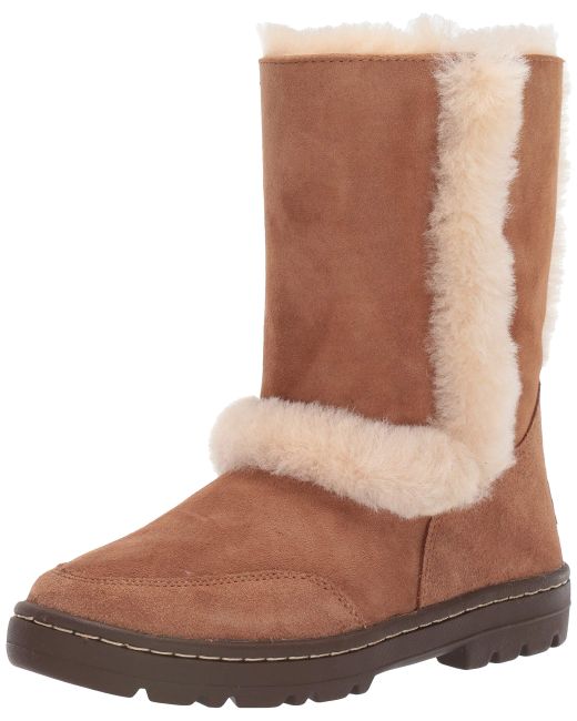 UGG Fur Sundance Ii Reivival Sheepskin Knee-high Boots in Chestnut (Brown)  - Save 33% - Lyst