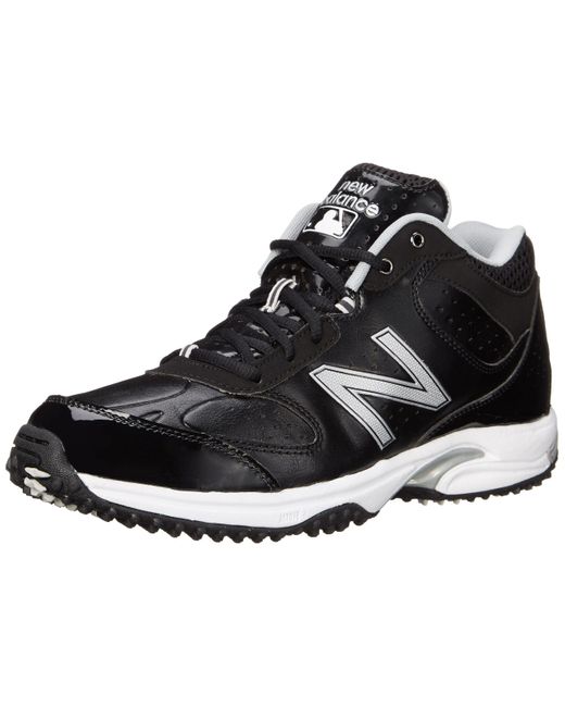 New Balance 950 V1 Umpire Mid Cut Baseball Shoe in Black/Grey (Black