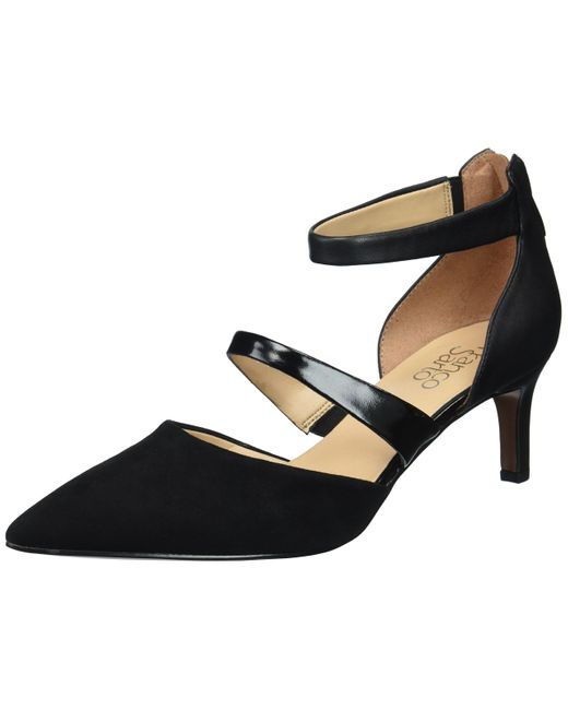 franco sarto black suede pumps