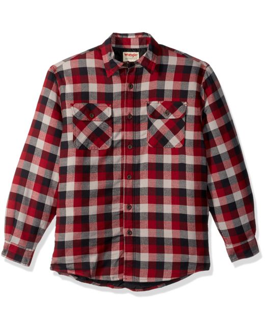 mens flannel jacket with quilted lining