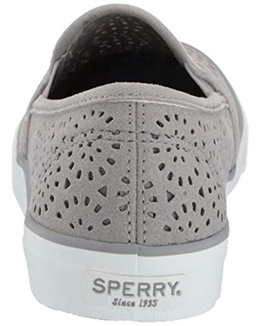 sperry women's seaside perf emboss sneaker