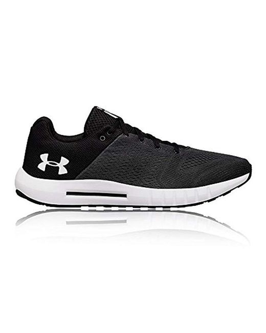 Under Armour Micro G Pursuit Running Shoe in Black for Men Lyst