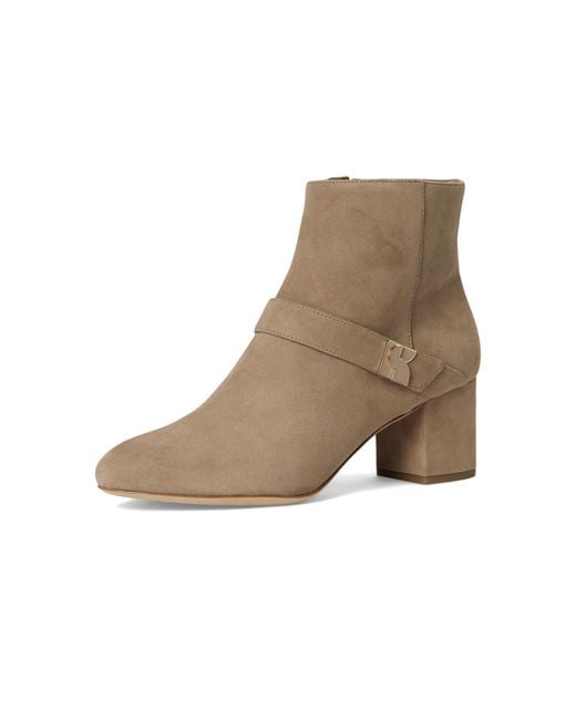 Kate Spade Brown Dakota Zip Up Mid Heeled Bootie (Rustic) High Heels