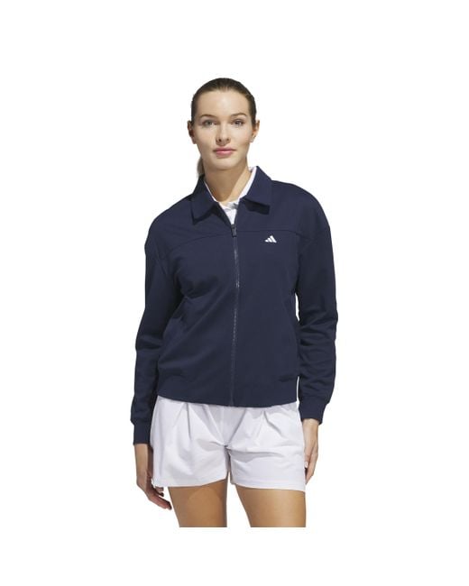 Adidas Blue Go-To Twistknit Jacket