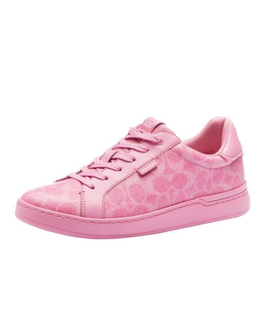 COACH Pink Lowline Sneaker