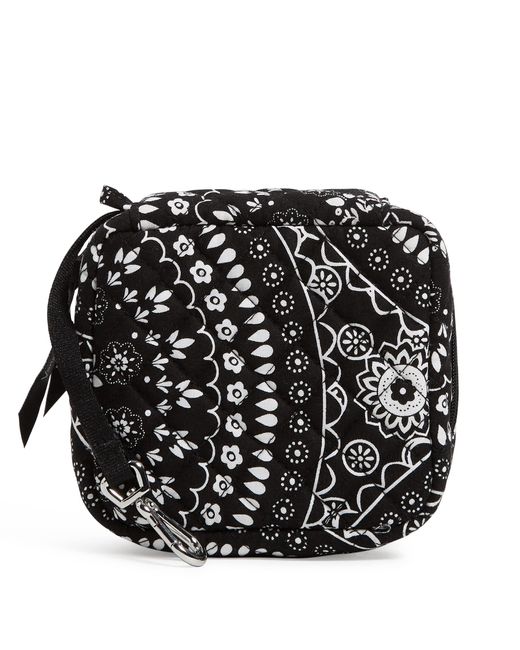 Vera Bradley Mini Travel Case W/clip in Black Lyst