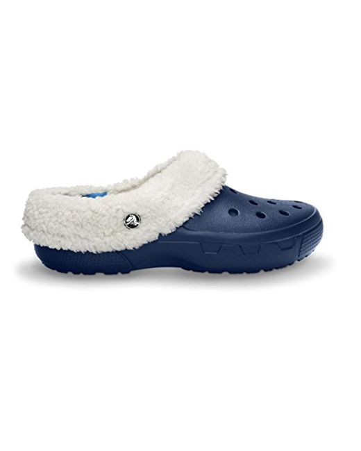 Crocs™ Unisex Mammoth Evo Lined Clog in Navy/Oatmeal (Blue) | Lyst