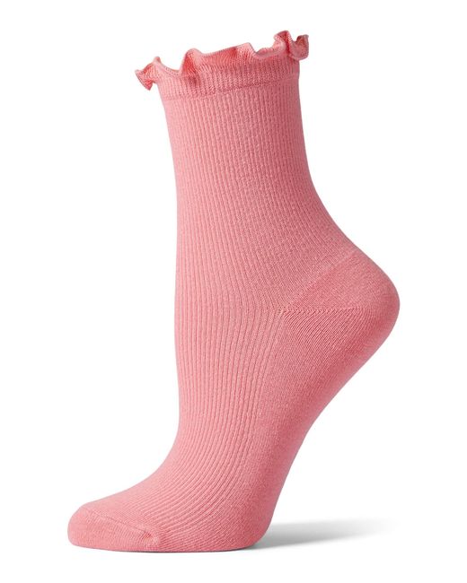Ugg Pink Karsyn Lettuce Edge Sock