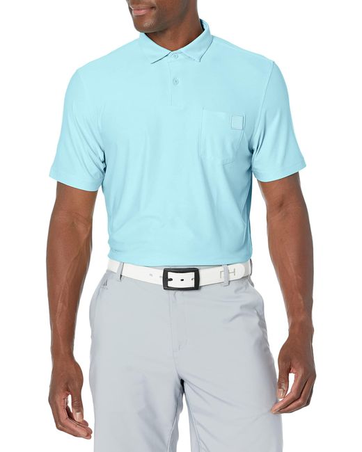 Adidas Blue Go-to Golf Polo Shirt for men